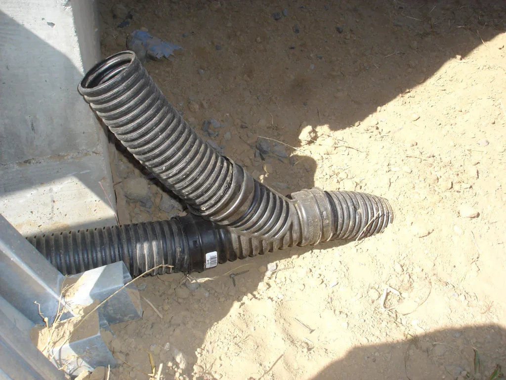 Drainage installation equipment and machinery used for French drain installation in York County SC